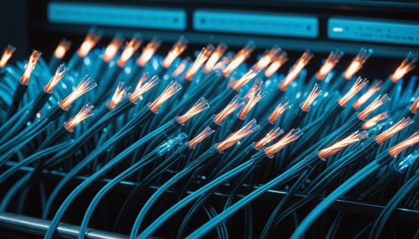 La fibre optique haut débit accélère les échanges numériques